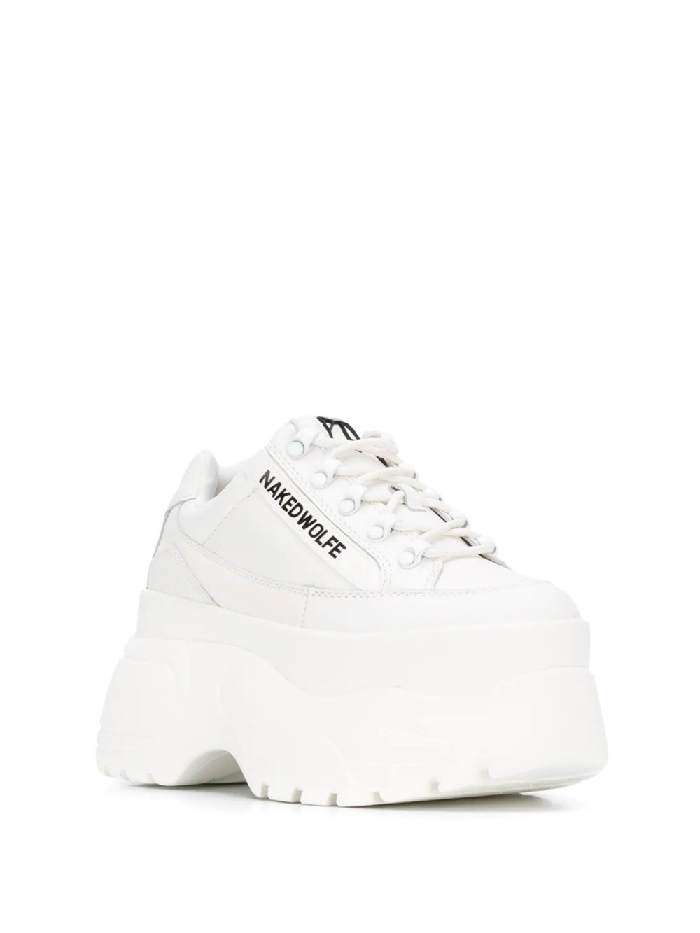 Vintage Naked Wolfe White Platform Trail Sneakers - Picture 1 of 10